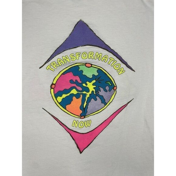 VINTAGE New World Order Transformation T-shirt Women Medium 90s Single Stitch - Picture 7 of 9